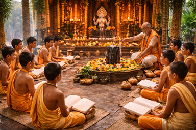 वैदिक गुरुकुल शिक्षा  संस्कारित और अनुशासित पीढ़ी की नींव